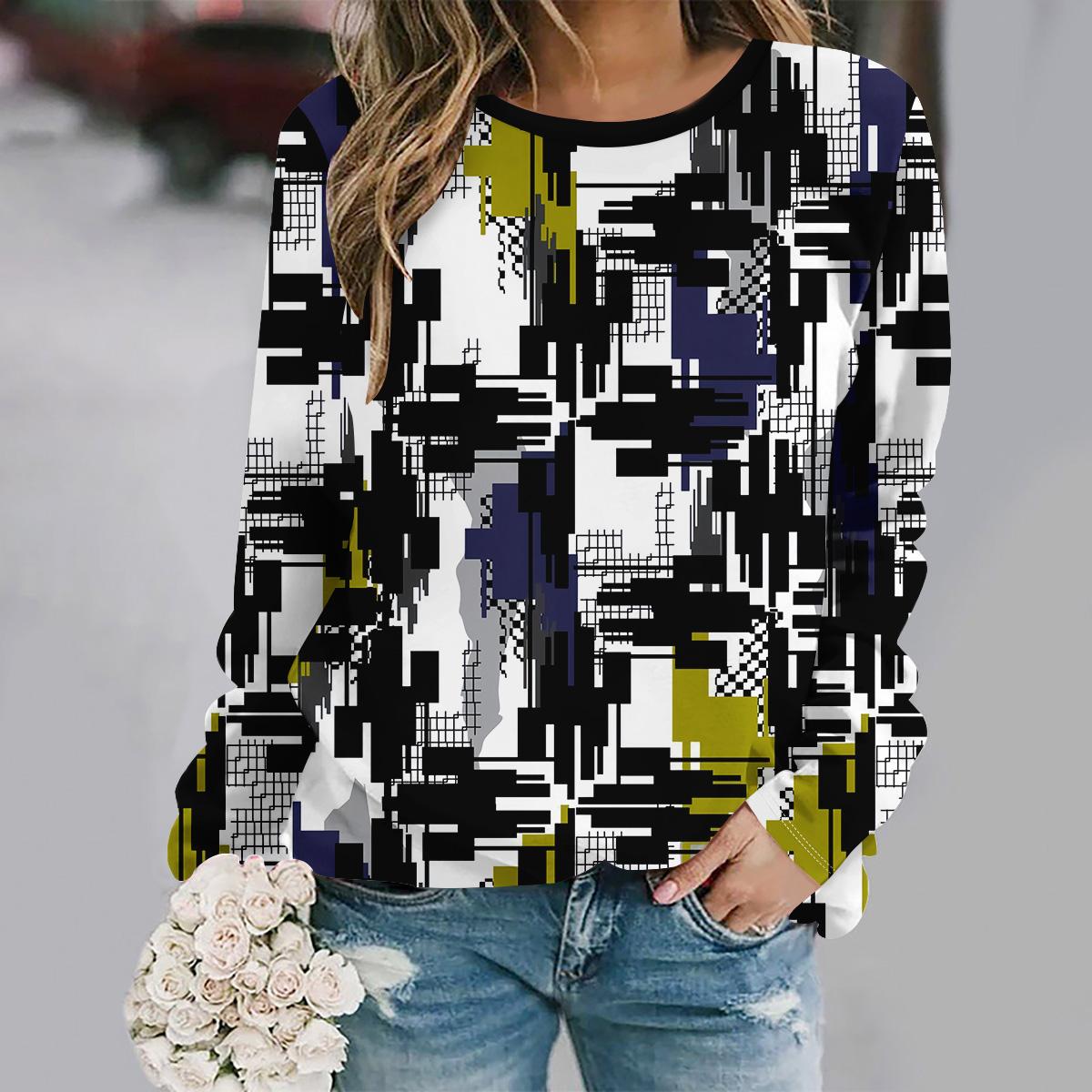 Осень и зима новая мода круглый вырез длинный рукав с принтом элегантный повседневный свободный худи S
Осень и зима новая мода круглый вырез длинный рукав с принтом элегантный повседневный свободный худи S