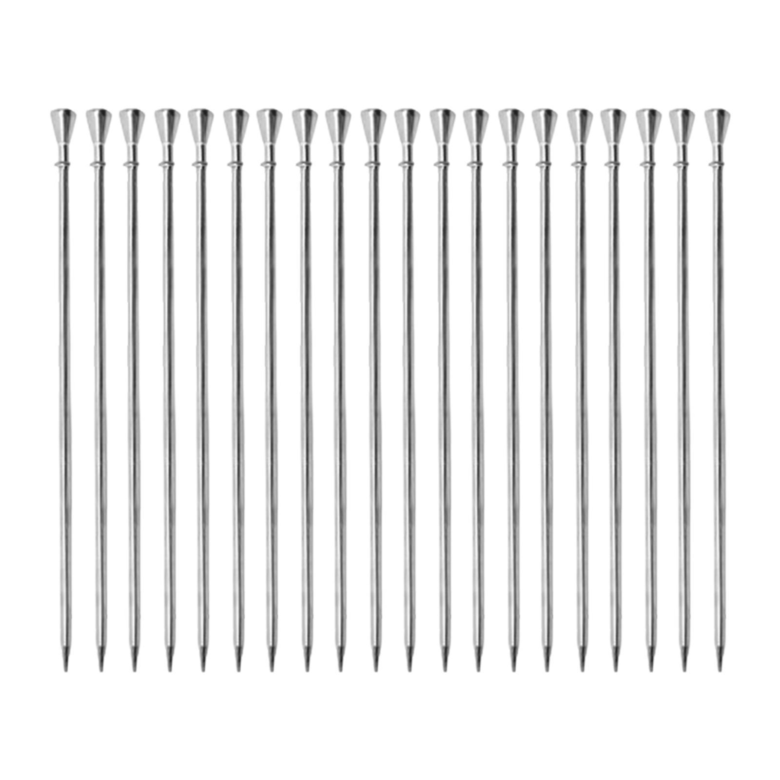 20 Pieces Stainless Steel Fruit Picks Cocktail Skewers for Appetizers Drinks
20 Pieces Stainless Steel Fruit Picks Cocktail Skewers for Appetizers Drinks