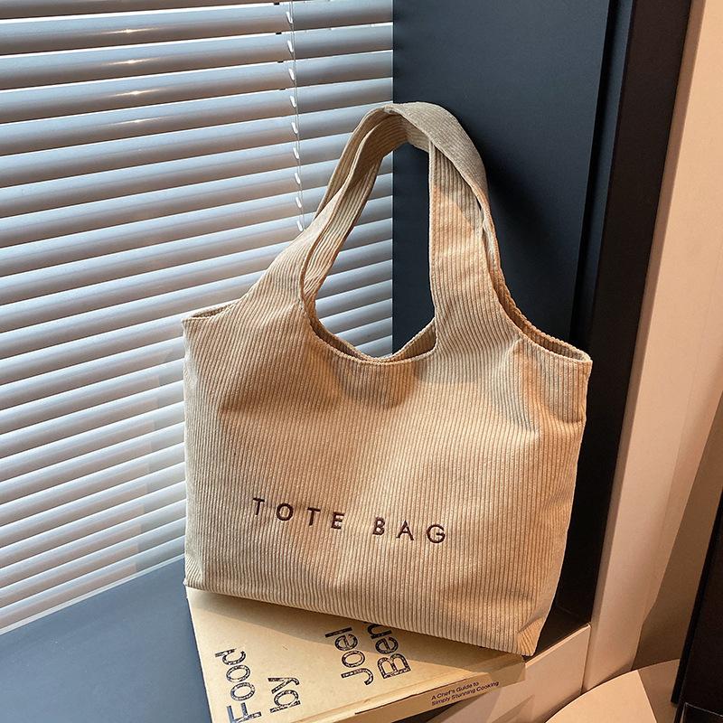Casual large-capacity handbag bag women s 2025 new embroidered letter tote bag corduroy simple underarm bag хаки
Casual large-capacity handbag bag women s 2025 new embroidered letter tote bag corduroy simple underarm bag хаки