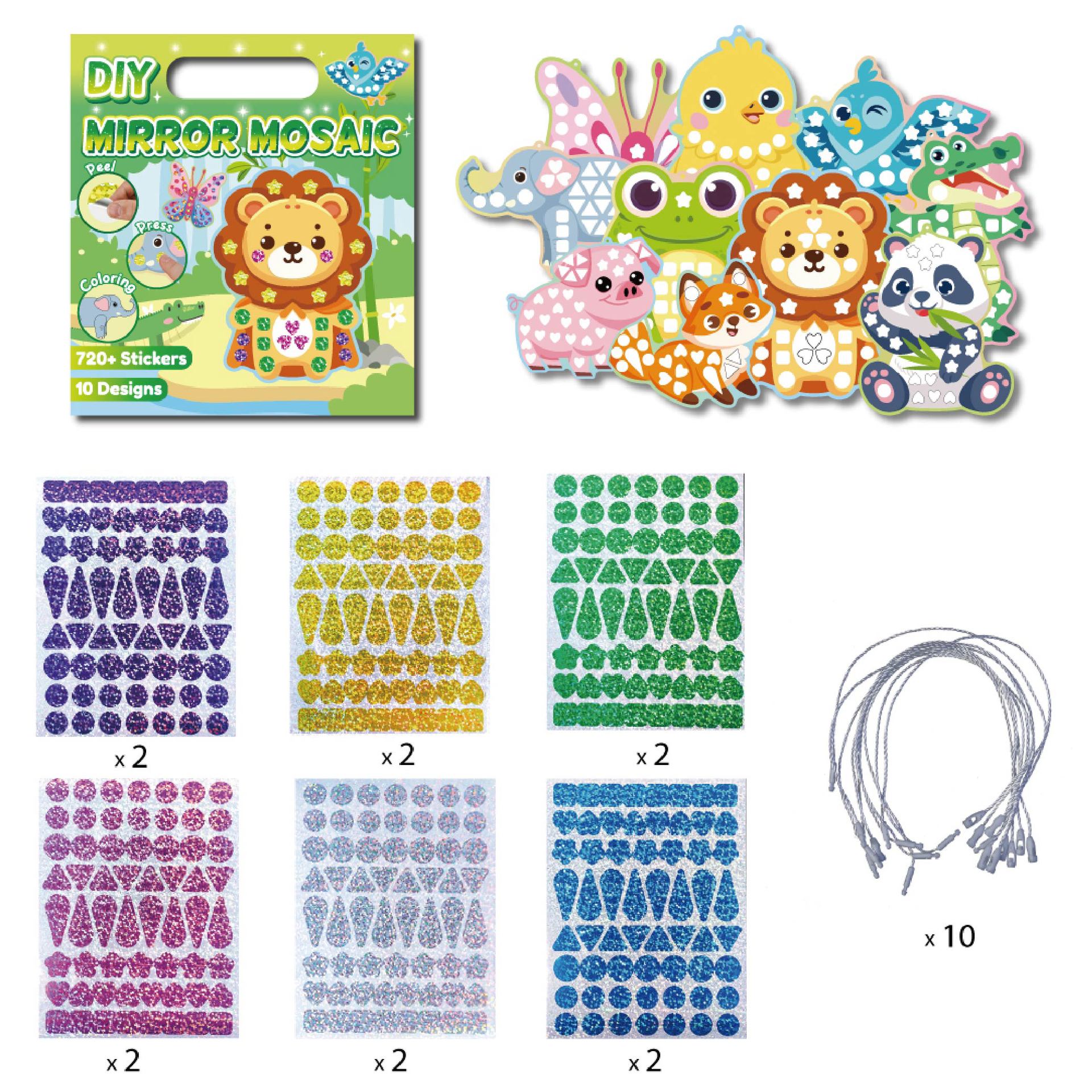 Mosaic Princess Mermaid Art Set DIY Craft Kit Foil Stickers For Birthday Gift For Travel Gift Stickers Set DIY Decoration
Mosaic Princess Mermaid Art Set DIY Craft Kit Foil Stickers For Birthday Gift For Travel Gift Stickers Set DIY Decoration