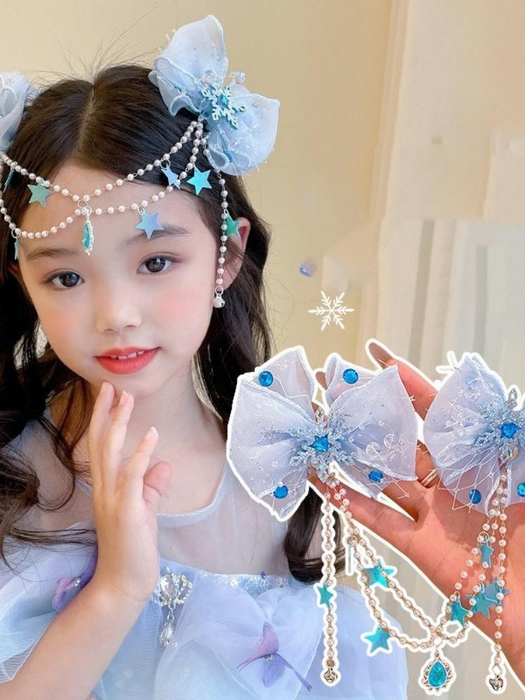 Children s Bow Forehead Chain Forehead Decoration Mermaid Pearl Tassel Hairpin Girl Mermaid Ear Hanging Girl Headdress
Children s Bow Forehead Chain Forehead Decoration Mermaid Pearl Tassel Hairpin Girl Mermaid Ear Hanging Girl Headdress