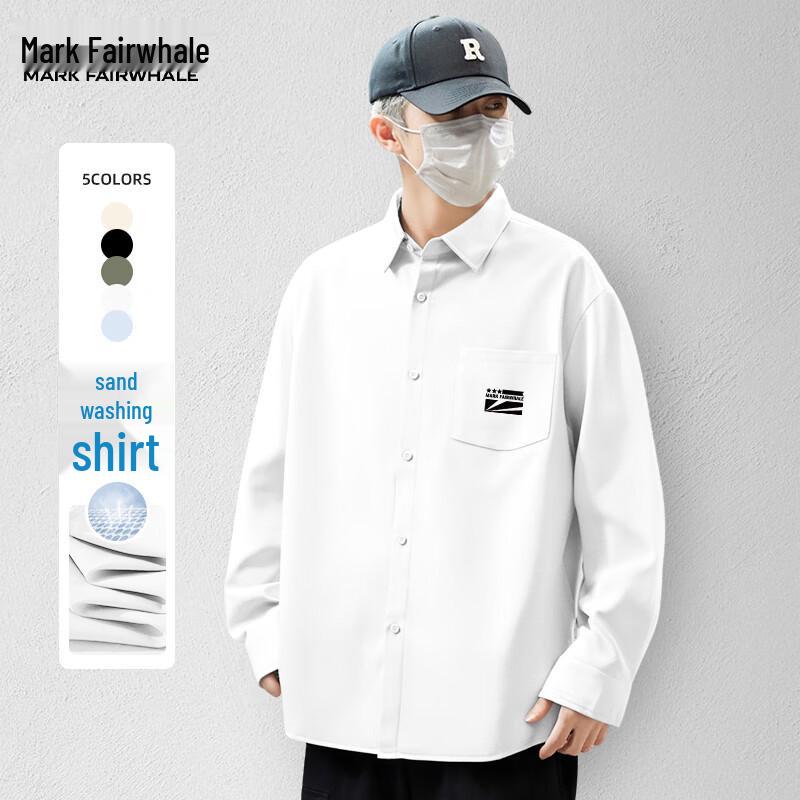 Mark Fairwhale Men s Trendy Loose Fit Spread Collar Long-Sleeve Shirt 3XL
Mark Fairwhale Men s Trendy Loose Fit Spread Collar Long-Sleeve Shirt 3XL