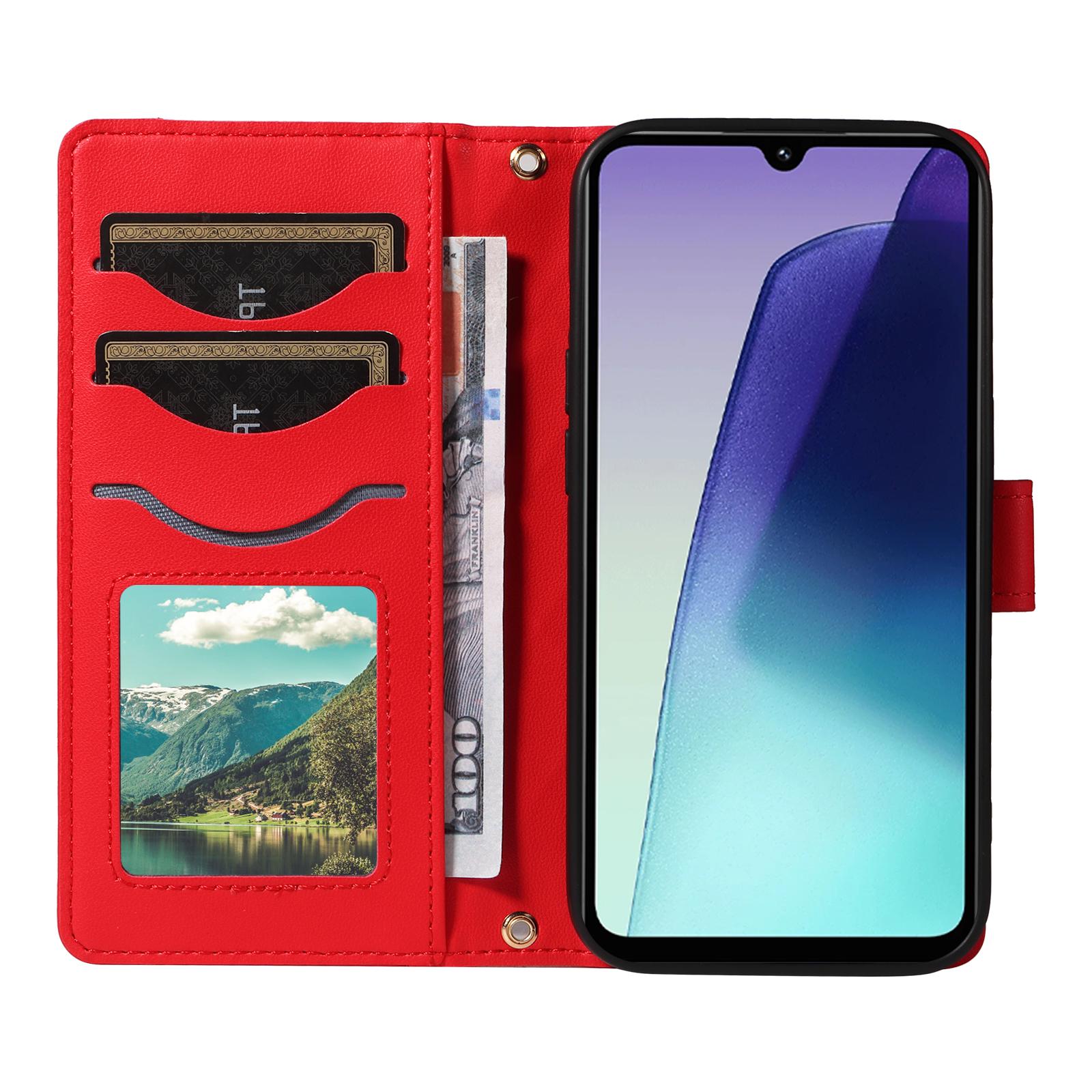 For Xiaomi Poco C75 4G/Redmi 14R 5G/14C 4G Case Wallet Rhombus Leather Phone Cover with Shoulder Strap,Wrist Strap Red
For Xiaomi Poco C75 4G/Redmi 14R 5G/14C 4G Case Wallet Rhombus Leather Phone Cover with Shoulder Strap,Wrist Strap Red