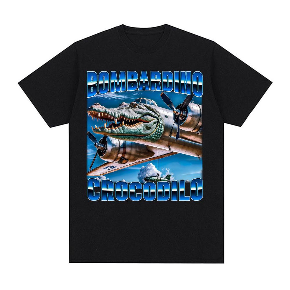 Bombardino Crocodilo Funny Crocodile Plane Bomber Meme T Shirts for Men Women Summer Pop Fashion Trend Oversized Cotton T-shi... 5XL різнокольоровий
Bombardino Crocodilo Funny Crocodile Plane Bomber Meme T Shirts for Men Women Summer Pop Fashion Trend Oversized Cotton T-shi... 5XL різнокольоровий