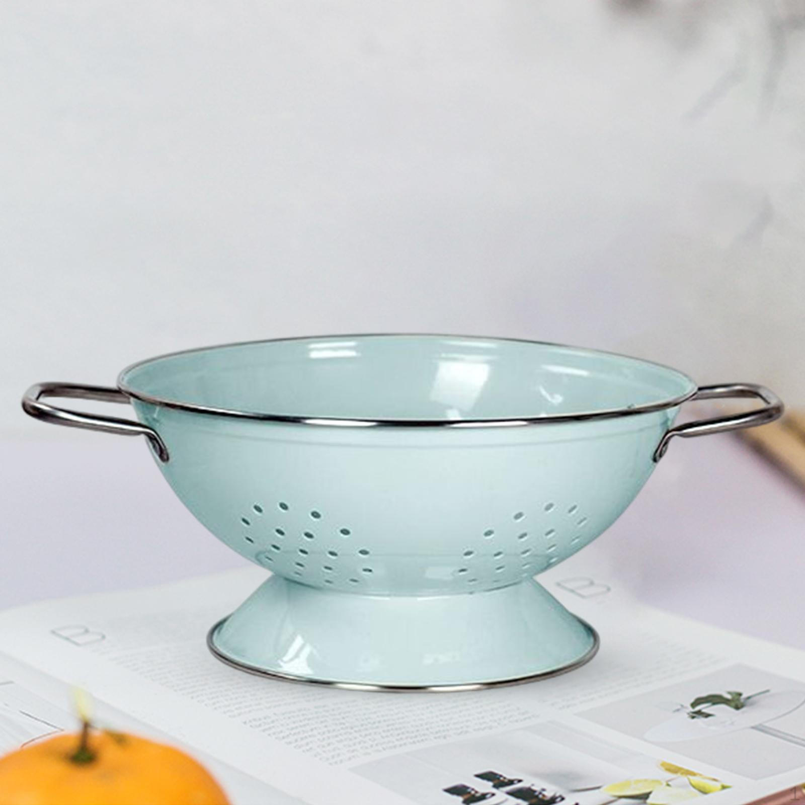 Дуршлаг с эмалированным покрытием, тарелки с фруктами в винтажном стиле, металлическая столовая посуда Large Green
Дуршлаг с эмалированным покрытием, тарелки с фруктами в винтажном стиле, металлическая столовая посуда Large Green