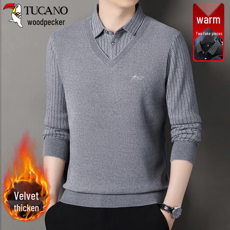 TUCANO Men s Fleece-Lined Textured Knit Sweater L
TUCANO Men s Fleece-Lined Textured Knit Sweater L