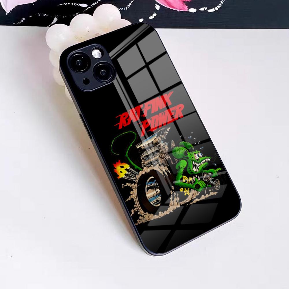 Забавный чехол для телефона Rat Fink для IPhone 17 Pro Max 16 15 14 Pro Max 13 11 X Xs Xr 8 7Plus Стеклянная крышка iPhone 16 Pro
Забавный чехол для телефона Rat Fink для IPhone 17 Pro Max 16 15 14 Pro Max 13 11 X Xs Xr 8 7Plus Стеклянная крышка iPhone 16 Pro