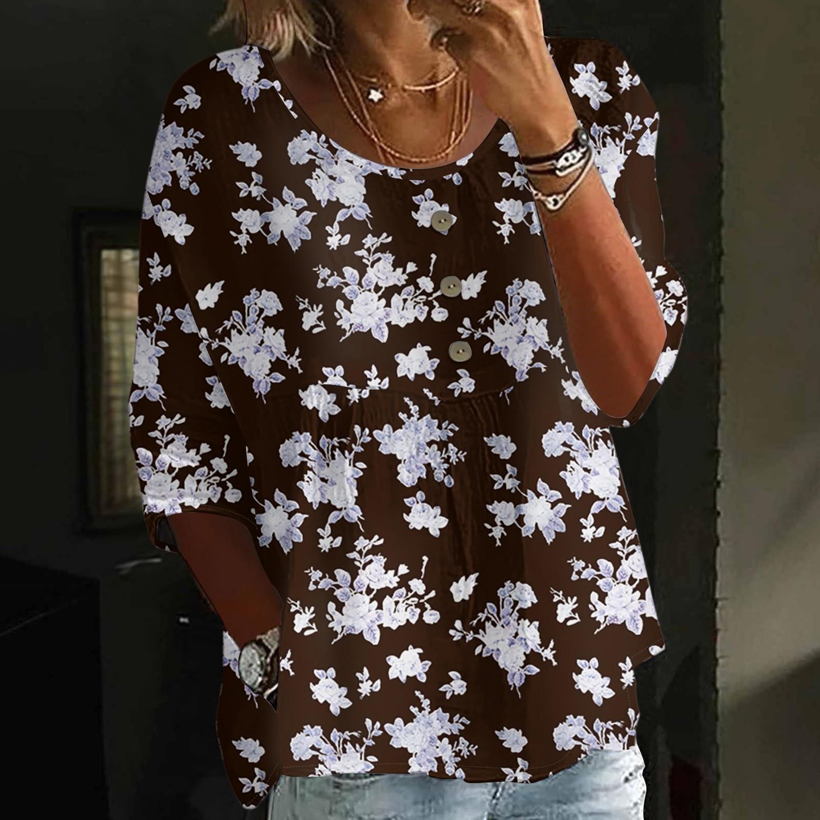 Льняные рубашки для женщин с рукавом 3/4 на пуговицах с V-образным вырезом, летние топы, нарядные повседневные милые рубашки S коричневый
Льняные рубашки для женщин с рукавом 3/4 на пуговицах с V-образным вырезом, летние топы, нарядные повседневные милые рубашки S коричневый