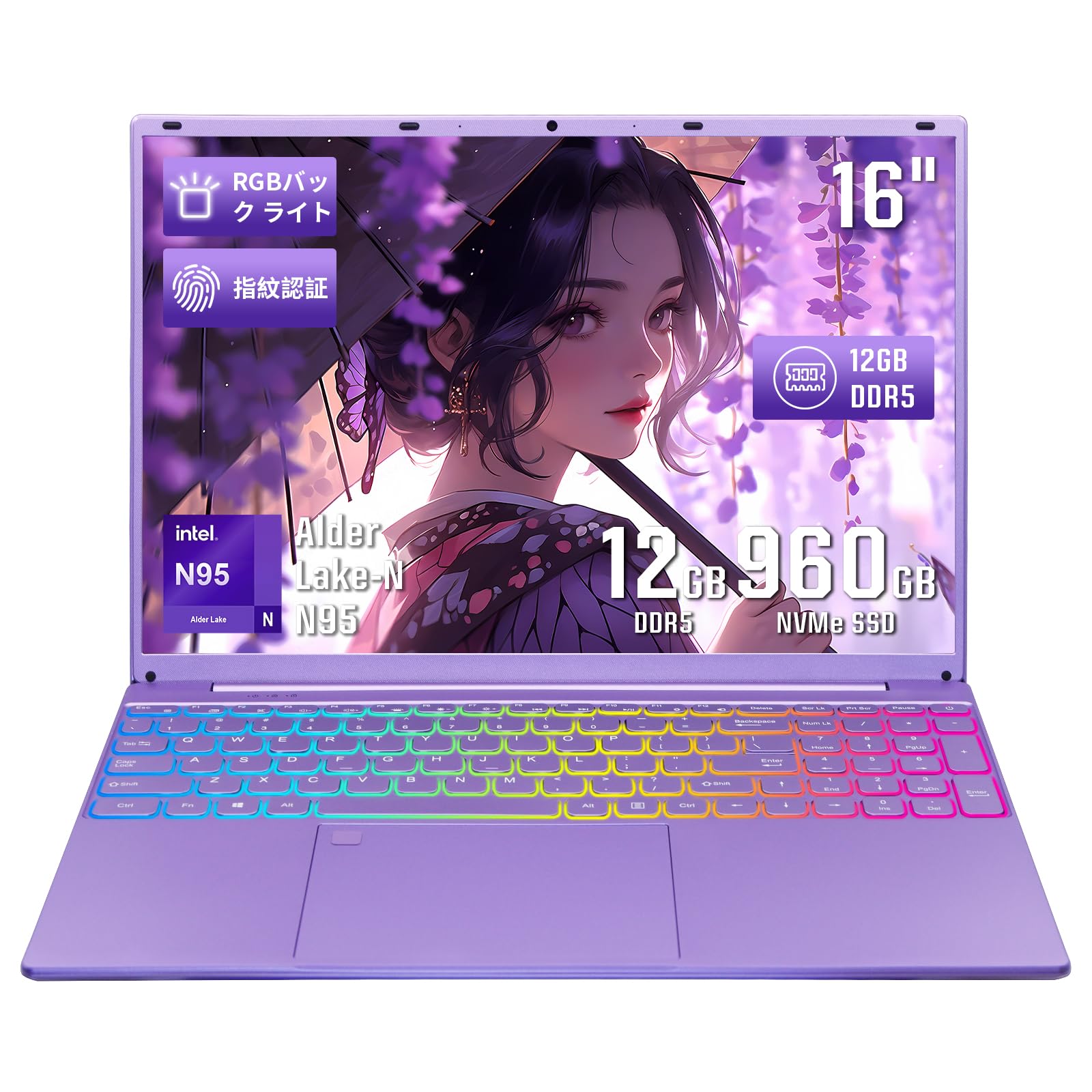 Ноутбук SERYUB з великим екраном IPS LCD ЦП Alder N95 DDR5 12 ГБ пам’яті 960 ГБ NVMe SSD Windows 11 Office 2019 Початкові налаштування не потрібні 7 кольорів для
Ноутбук SERYUB з великим екраном IPS LCD ЦП Alder N95 DDR5 12 ГБ пам’яті 960 ГБ NVMe SSD Windows 11 Office 2019 Початкові налаштування не потрібні 7 кольорів для