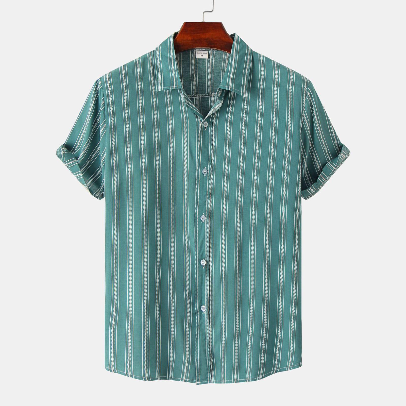 Men s Fashion Casual Hawaiian Vacation Print Top Striped Plaid Beach Short Sleeve Shirt XXXL
Men s Fashion Casual Hawaiian Vacation Print Top Striped Plaid Beach Short Sleeve Shirt XXXL