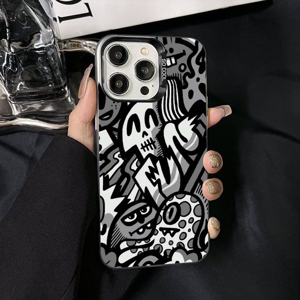 Super Cool Black Graffiti Colorful Silver Cover Phone Case For IPhone 17 16 Pro Max 15 Pro 14 Plus 11 12 13 X XS Max XR iPhone 11
Super Cool Black Graffiti Colorful Silver Cover Phone Case For IPhone 17 16 Pro Max 15 Pro 14 Plus 11 12 13 X XS Max XR iPhone 11
