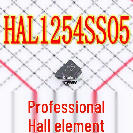 HAL1254 Low-Power Hall Sensor, S-pole/N-pole, SOT-553, HAL1254SSO5 SOT-553 S-pole
HAL1254 Low-Power Hall Sensor, S-pole/N-pole, SOT-553, HAL1254SSO5 SOT-553 S-pole