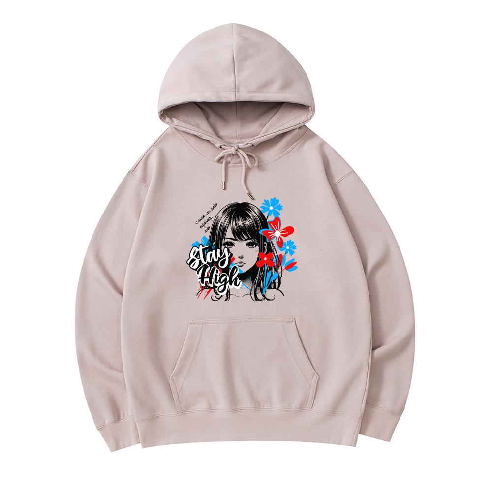 300 GSM Men s Cotton Hoodies Stay High Print Premium Cotton Sweatshirt XS армия зеленый
300 GSM Men s Cotton Hoodies Stay High Print Premium Cotton Sweatshirt XS армия зеленый