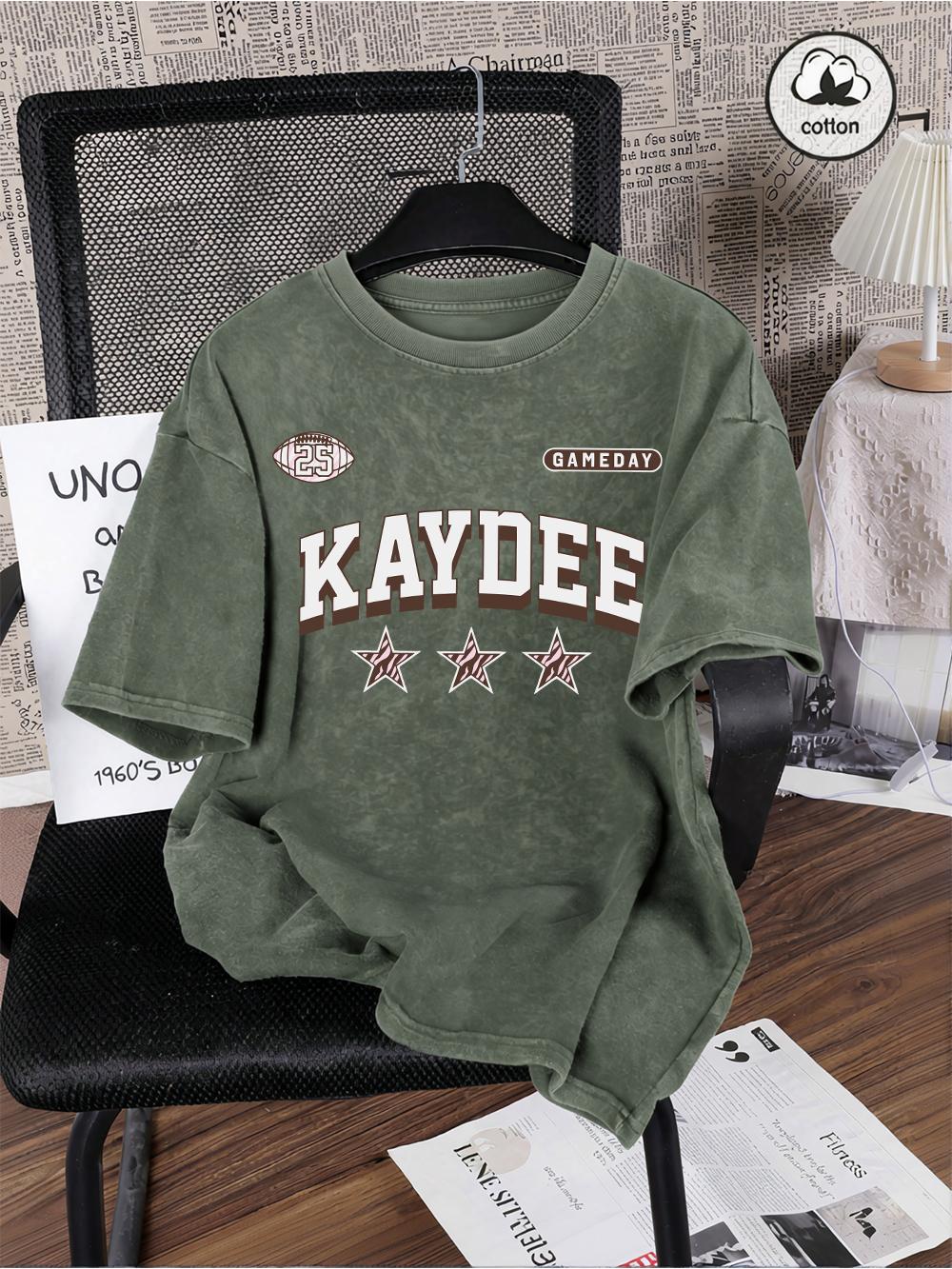 Мужские стираные футболки Kaydee с принтом номера для игрового дня, хлопок, оверсайз, повседневные, с круглым вырезом, короткий рукав, летняя мужская одежда S
Мужские стираные футболки Kaydee с принтом номера для игрового дня, хлопок, оверсайз, повседневные, с круглым вырезом, короткий рукав, летняя мужская одежда S
