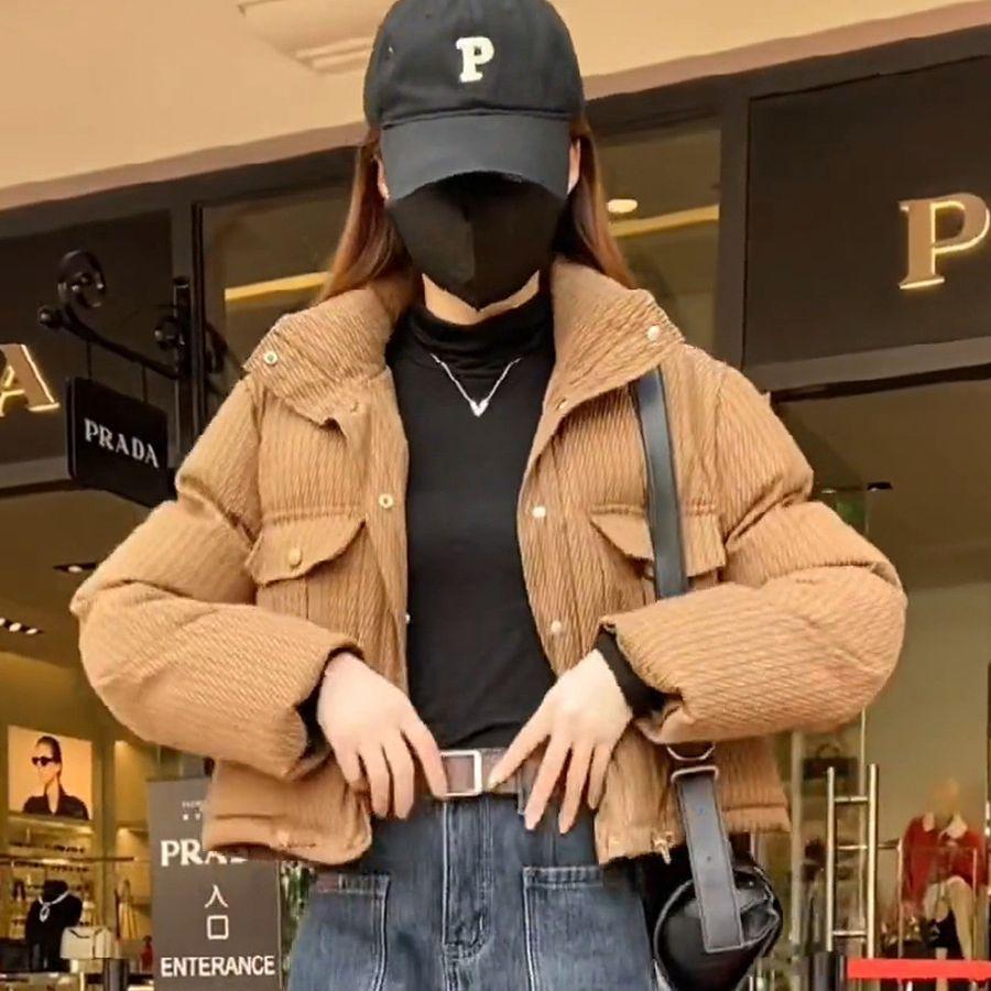 Down cotton-padded clothes women s winter short loose cotton-padded clothes cardigan thickened cotton-padded jacket retro small coat L хаки
Down cotton-padded clothes women s winter short loose cotton-padded clothes cardigan thickened cotton-padded jacket retro small coat L хаки