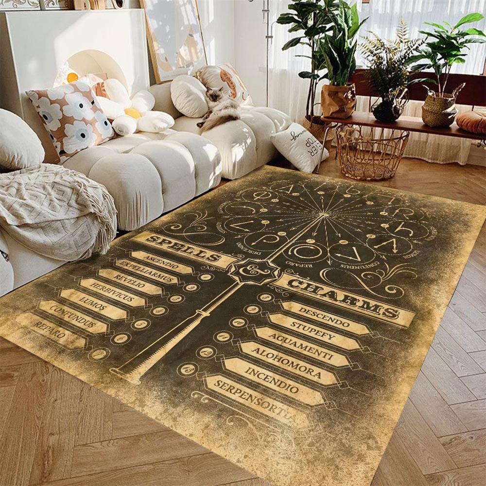 Ковер Гарри Поттер Хогвартс для дома, гостиной, спальни, дивана, придверный коврик, декор, ковер для детской игровой зоны, нескользящий коврик для пола 120*160cm
Ковер Гарри Поттер Хогвартс для дома, гостиной, спальни, дивана, придверный коврик, декор, ковер для детской игровой зоны, нескользящий коврик для пола 120*160cm