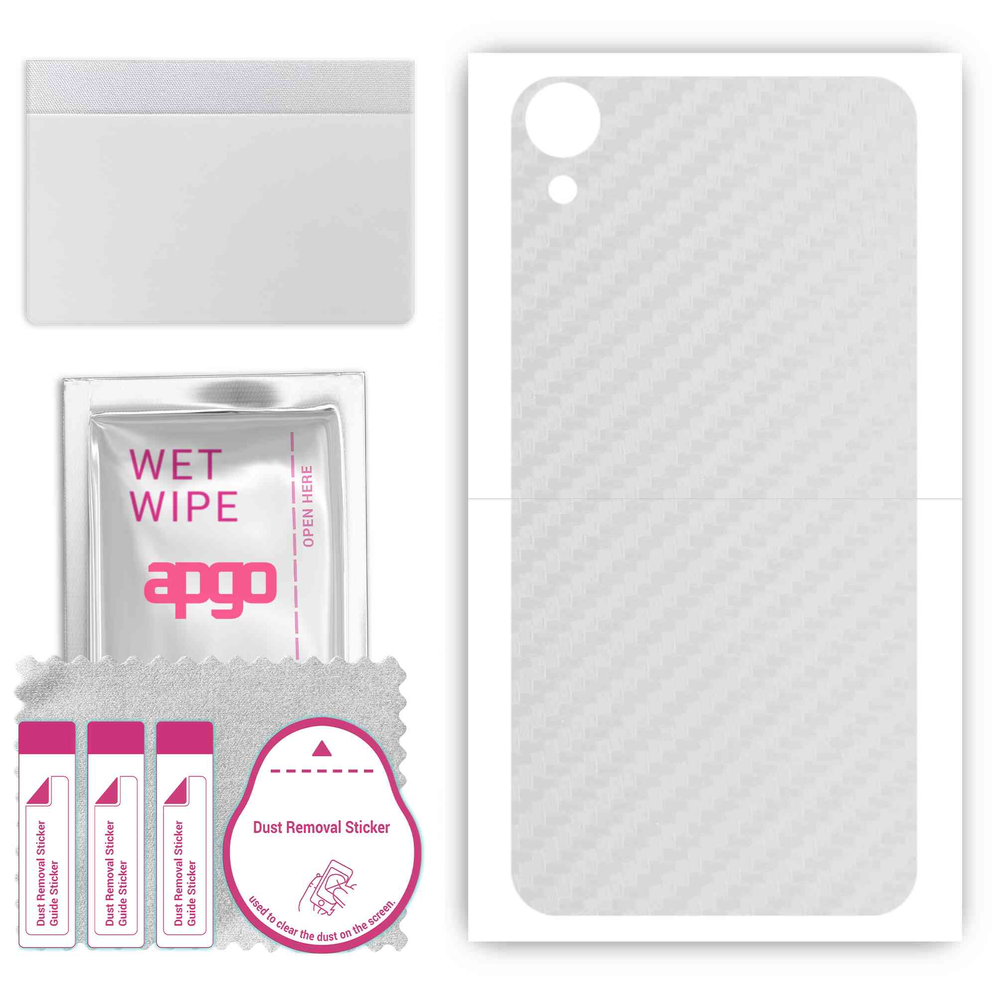 Apgo Protective Skin Sticker for the back compatible with HTC Desire 820, Wrap Film, Foil, Vinyl - Pattern Transparent Carbon
Apgo Protective Skin Sticker for the back compatible with HTC Desire 820, Wrap Film, Foil, Vinyl - Pattern Transparent Carbon