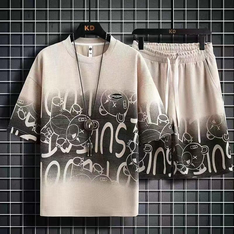 Waffle Suit Men s Summer Fashion Trend Loose Hong Kong Style Tie-dye Five-point Sleeves XXXXXL абрикосовий
Waffle Suit Men s Summer Fashion Trend Loose Hong Kong Style Tie-dye Five-point Sleeves XXXXXL абрикосовий
