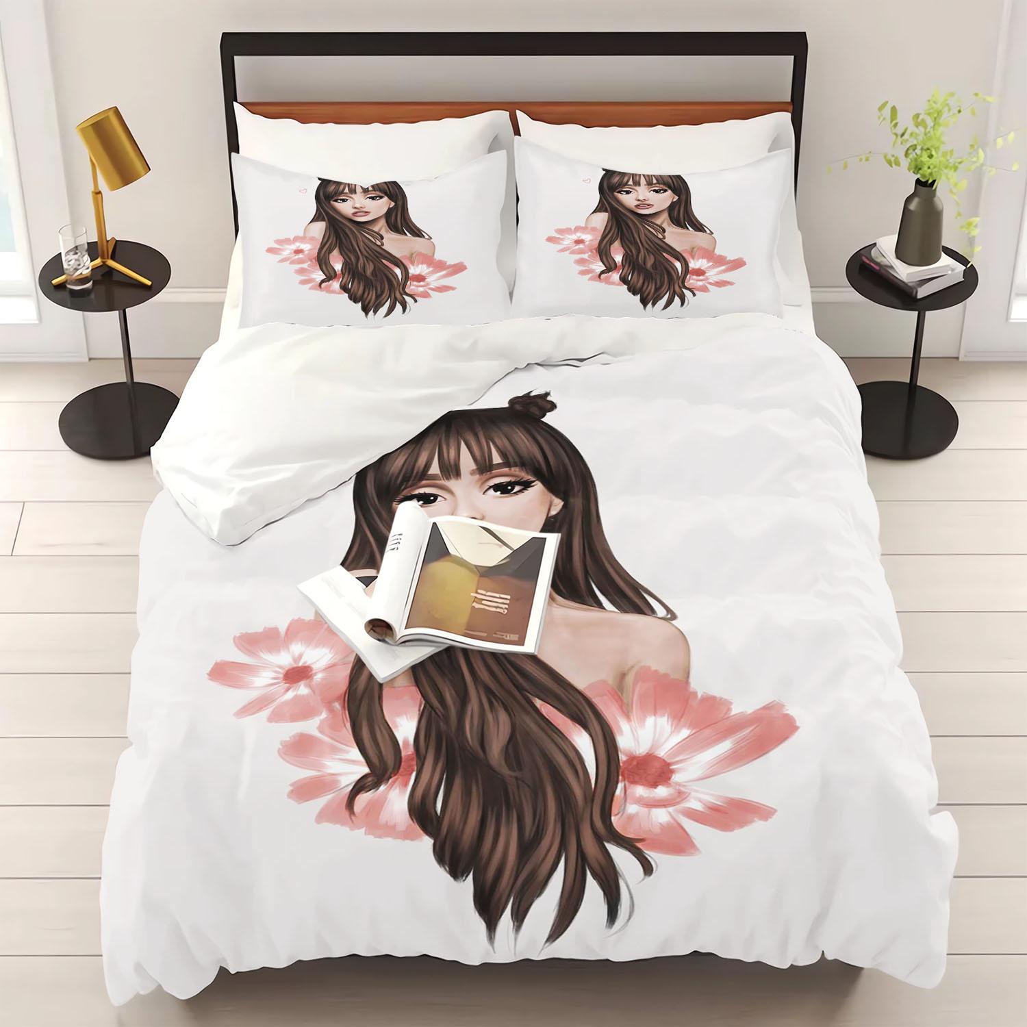 Star Duvet Cover Sets Ariana Grande Bedding Set Famous Anime Comforter Bed Linen Twin Queen King Single Size Dropshipping Gift 135x200cm&set
Star Duvet Cover Sets Ariana Grande Bedding Set Famous Anime Comforter Bed Linen Twin Queen King Single Size Dropshipping Gift 135x200cm&set