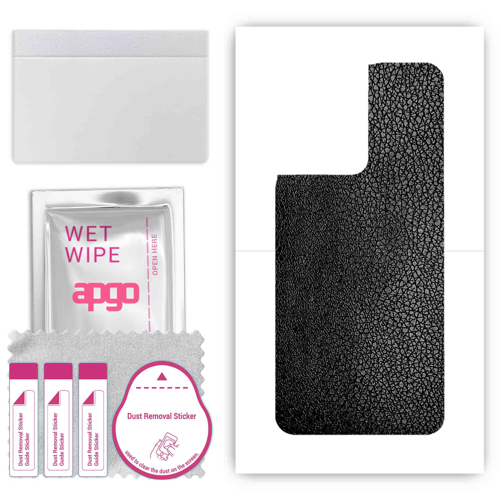 apgo Protective Skin Sticker for the back compatible with Oppo Reno8 5G, Wrap Film, Foil, Vinyl - Pattern Black Leather
apgo Protective Skin Sticker for the back compatible with Oppo Reno8 5G, Wrap Film, Foil, Vinyl - Pattern Black Leather