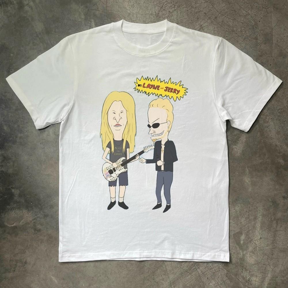 Alice In Chains Layne Staley amp Jerry Cantrell Cartoon Unisex White S5XL Tshirt Unisex T-Shirt M
Alice In Chains Layne Staley amp Jerry Cantrell Cartoon Unisex White S5XL Tshirt Unisex T-Shirt M