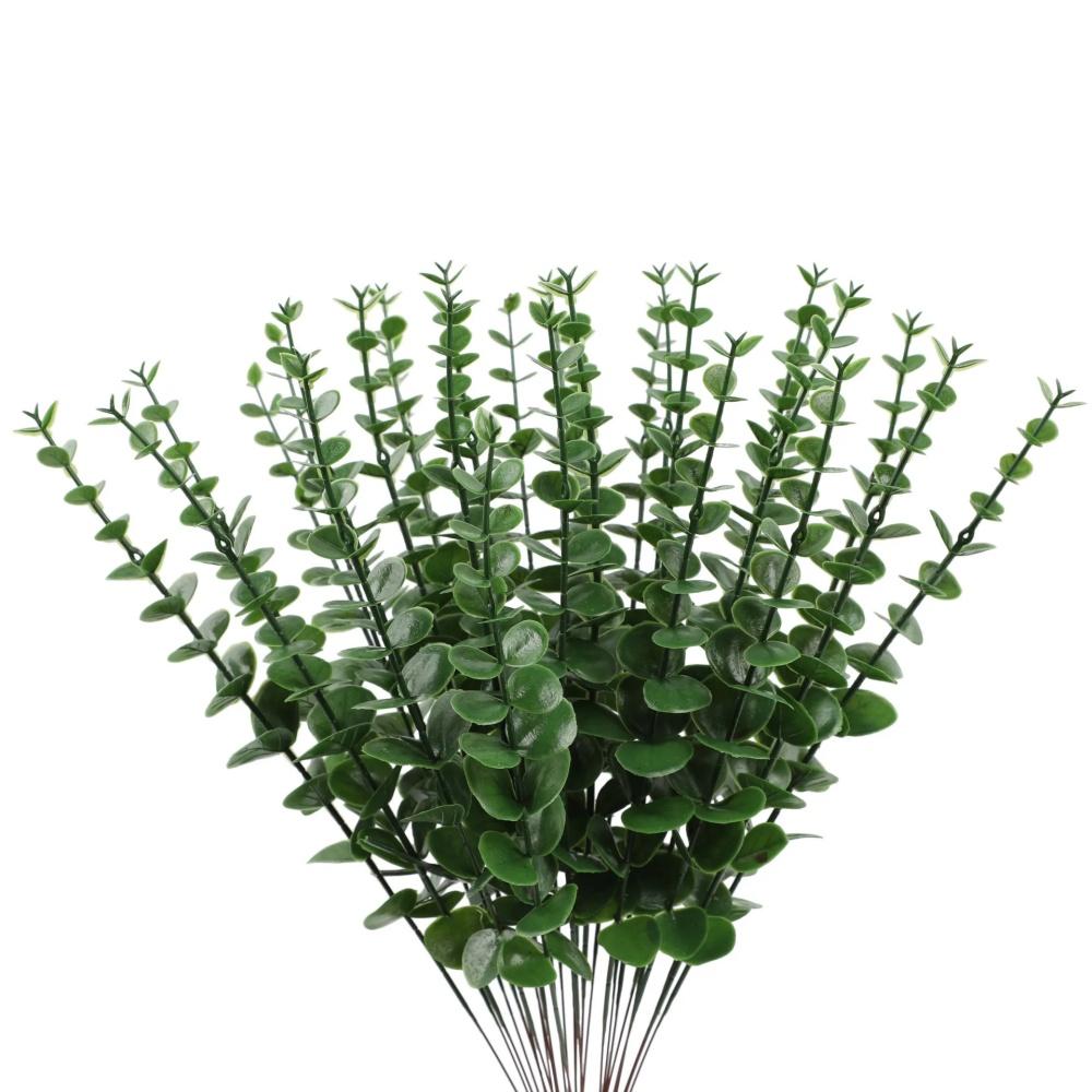 20Pcs Artificial Golden Eucalyptus Flower Branch Stem Simulation Plastic Fake Plant Leaves Home Wedding Flower Arrangement Decor 20
20Pcs Artificial Golden Eucalyptus Flower Branch Stem Simulation Plastic Fake Plant Leaves Home Wedding Flower Arrangement Decor 20