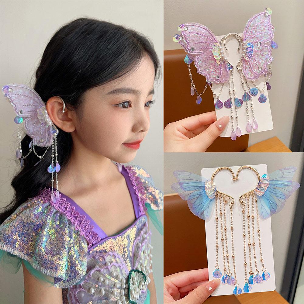 Halloween Cosplay Children s Earrings Cute Mermaid Elf Ear Cuffs Gift Fairy Tassel Ear Hooks Blue
Halloween Cosplay Children s Earrings Cute Mermaid Elf Ear Cuffs Gift Fairy Tassel Ear Hooks Blue