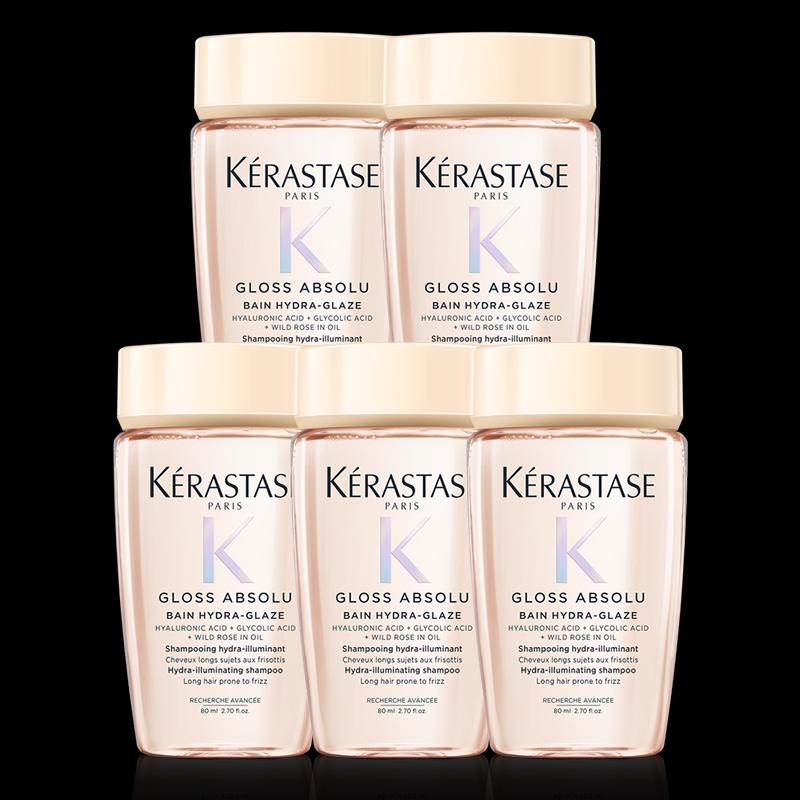 Kérastase Glaze Rose Luminous Hydrating Shampoo (5x80ml)
Kérastase Glaze Rose Luminous Hydrating Shampoo (5x80ml)