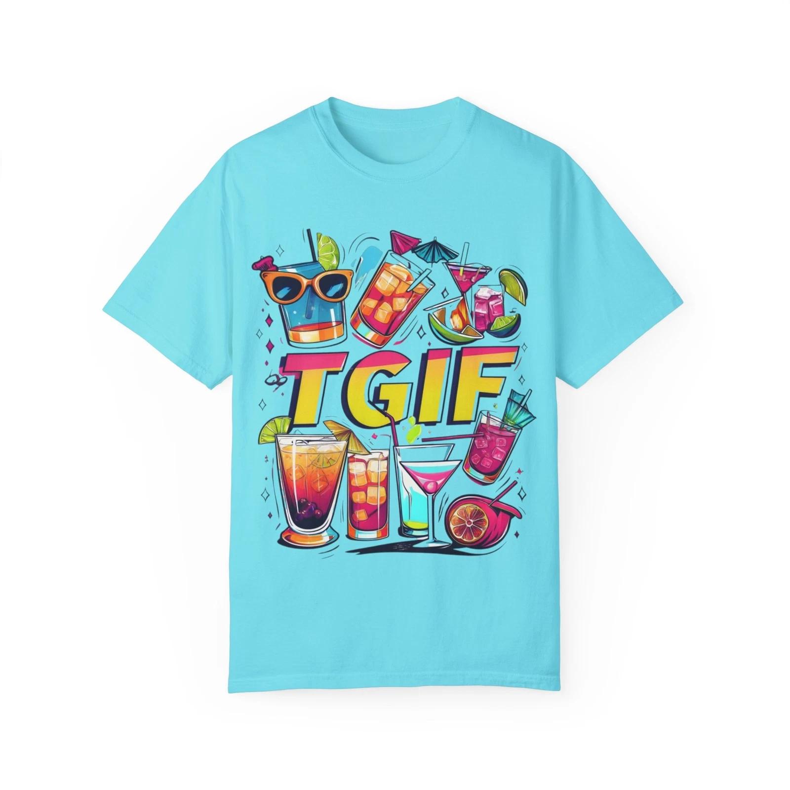 TGIF Cocktail Unisex T-Shirt, Fun Summer Top, Relaxed T-Shirt, Party Apparel S
TGIF Cocktail Unisex T-Shirt, Fun Summer Top, Relaxed T-Shirt, Party Apparel S