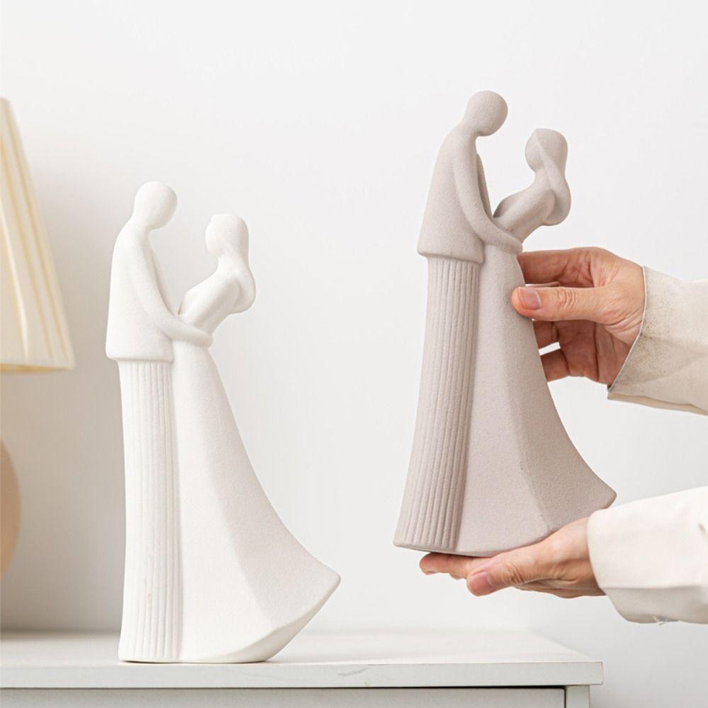 Simple Abstract Figures Ceramic Lovers Sculpture Hugging Couple Statue Living Room белый
Simple Abstract Figures Ceramic Lovers Sculpture Hugging Couple Statue Living Room белый