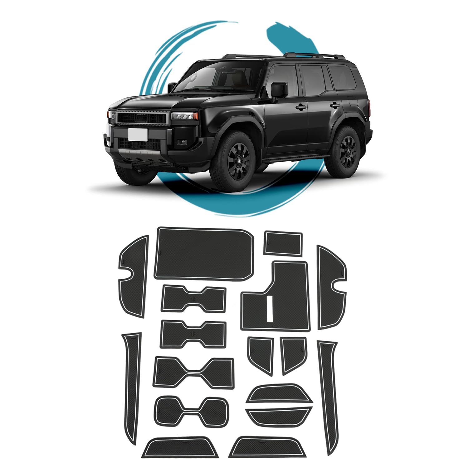 rubber mats for Toyota Land Cruiser 250 door Interior rubber accessory pocket scratch 17 noise custom parts Anti-slip pockets. mats, mats, prevention, белый
rubber mats for Toyota Land Cruiser 250 door Interior rubber accessory pocket scratch 17 noise custom parts Anti-slip pockets. mats, mats, prevention, белый