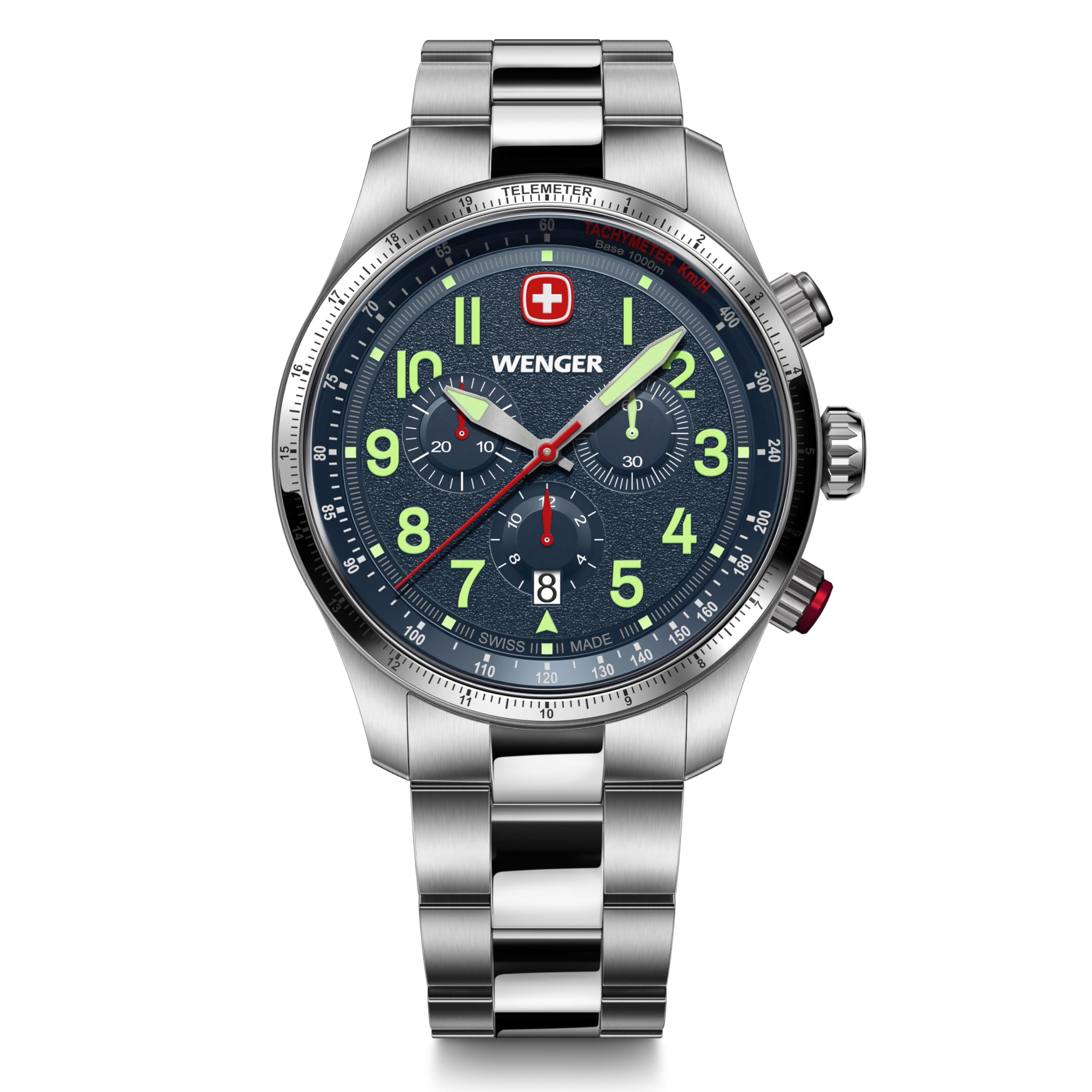 Годинник WENGER TERRAGRAPH CHRONO Хронограф Корпус з нержавіючої сталі Синій циферблат Браслет з нержавіючої сталі Кварцовий 100 м Водонепроникний 3 роки гарантії Подарунок
Годинник WENGER TERRAGRAPH CHRONO Хронограф Корпус з нержавіючої сталі Синій циферблат Браслет з нержавіючої сталі Кварцовий 100 м Водонепроникний 3 роки гарантії Подарунок