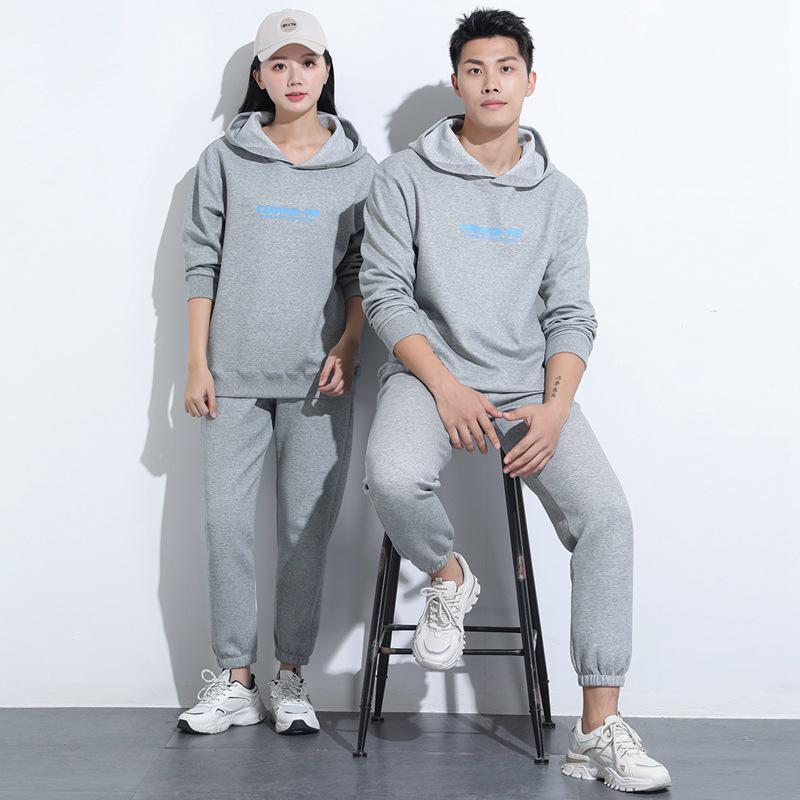 Unisex Hooded Pullover Sweatshirt & Pants Set - Casual Spring/Autumn Two-Piece for Couples S
Unisex Hooded Pullover Sweatshirt & Pants Set - Casual Spring/Autumn Two-Piece for Couples S