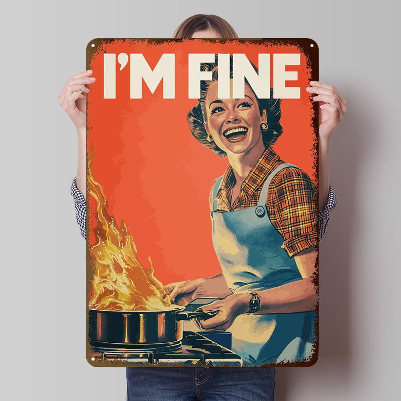 Я в порядке Кухня Пожар Металлический постер Аксессуары для кофейного бара Заказные металлические таблички Жестяные таблички для настенного декора Искусство настенной росписи 20x30cm(7.8x11.8inch)
Я в порядке Кухня Пожар Металлический постер Аксессуары для кофейного бара Заказные металлические таблички Жестяные таблички для настенного декора Искусство настенной росписи 20x30cm(7.8x11.8inch)