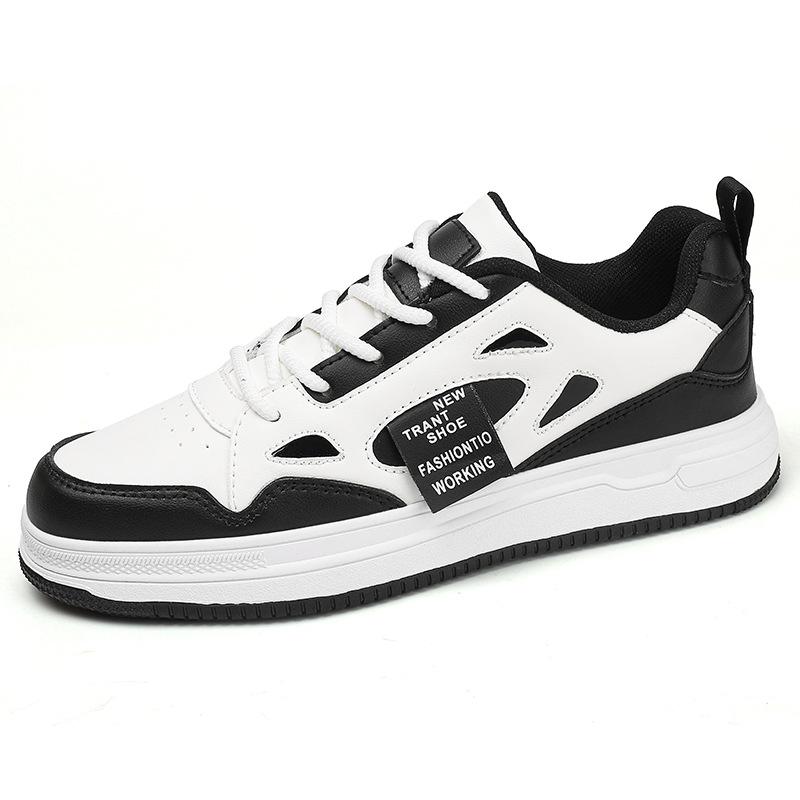 Large size trend contrasting color low-top lace-up shoes youth outer wear casual board shoes college style sports white shoes 39
Large size trend contrasting color low-top lace-up shoes youth outer wear casual board shoes college style sports white shoes 39