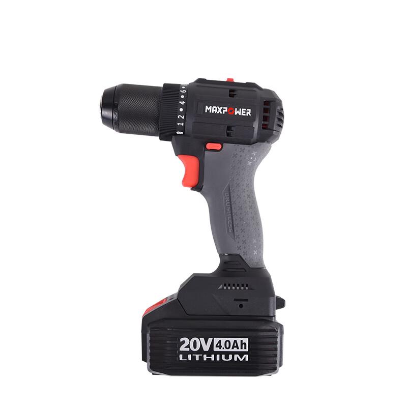MAXPOWER 20V Brushless Cordless Drill CN plug (adapter included)
MAXPOWER 20V Brushless Cordless Drill CN plug (adapter included)
