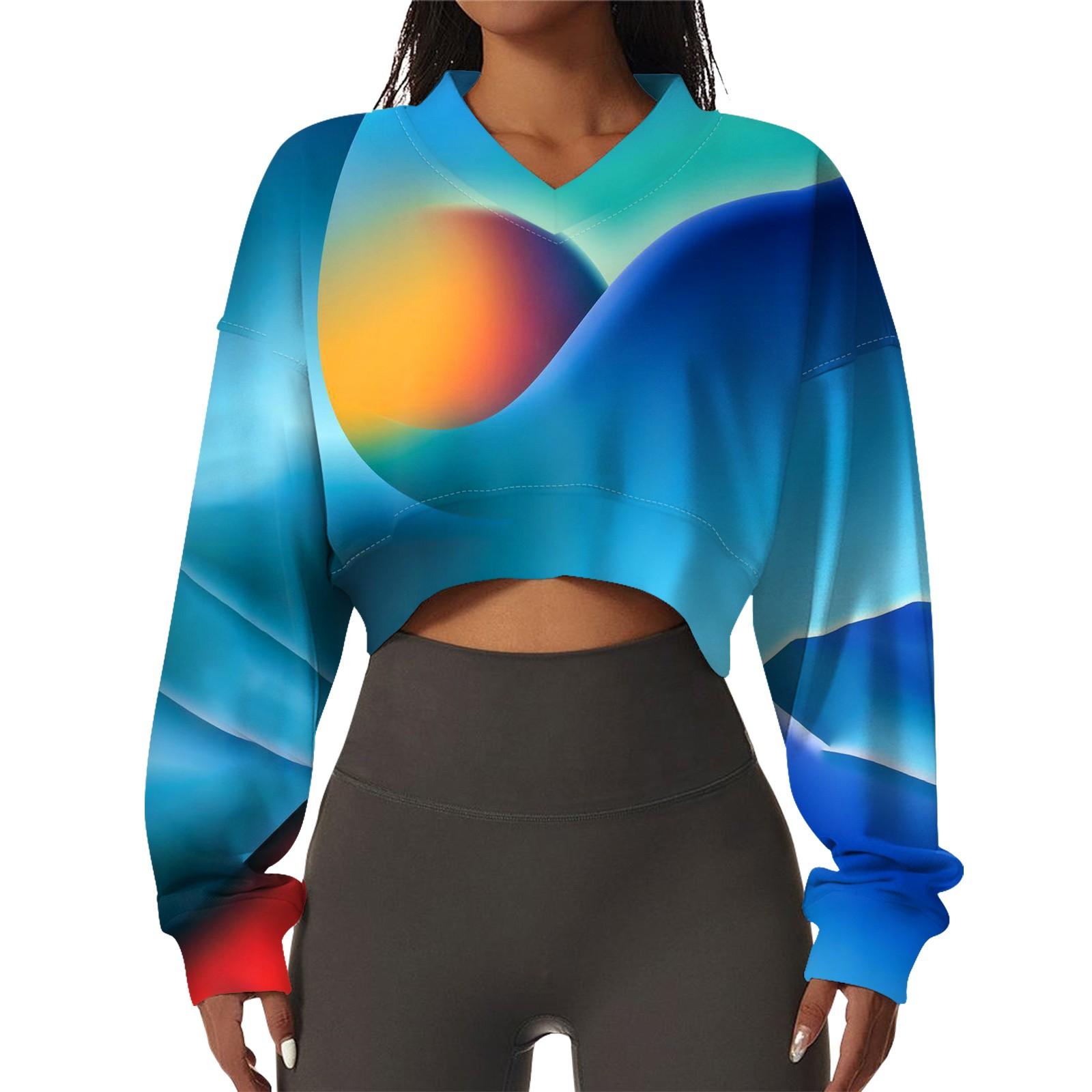 Женская повседневная модная сексуальная удобная спортивная толстовка с V-образным вырезом и длинным рукавом с геометрическим принтом XL
Женская повседневная модная сексуальная удобная спортивная толстовка с V-образным вырезом и длинным рукавом с геометрическим принтом XL