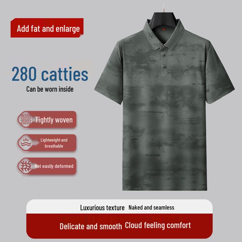 Men s Plus Size Ice Silk Print Polo Shirt 5XL/200
Men s Plus Size Ice Silk Print Polo Shirt 5XL/200