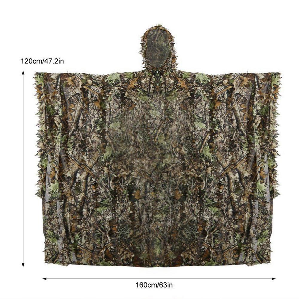 Чоловічий Жіночий Вуличний Камуфляжний Одяг Ghillie для Тренувань у Джунглях 3D Ефект Камуфляжний Плащ для Спостереження за Птахами, дихаючий та зручний камуфляжний
Чоловічий Жіночий Вуличний Камуфляжний Одяг Ghillie для Тренувань у Джунглях 3D Ефект Камуфляжний Плащ для Спостереження за Птахами, дихаючий та зручний камуфляжний