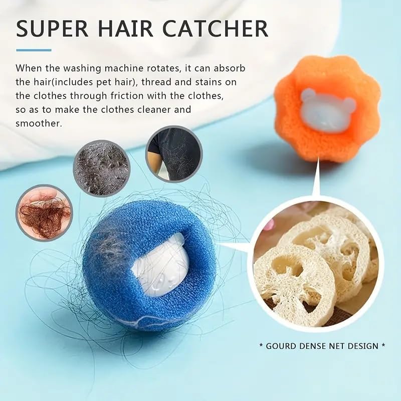 Magic Laundry Sponge Balls for Lint Removal Tangle-Free Washing Machine Cleaning Ball Household Reusable Laundry Tool
Magic Laundry Sponge Balls for Lint Removal Tangle-Free Washing Machine Cleaning Ball Household Reusable Laundry Tool