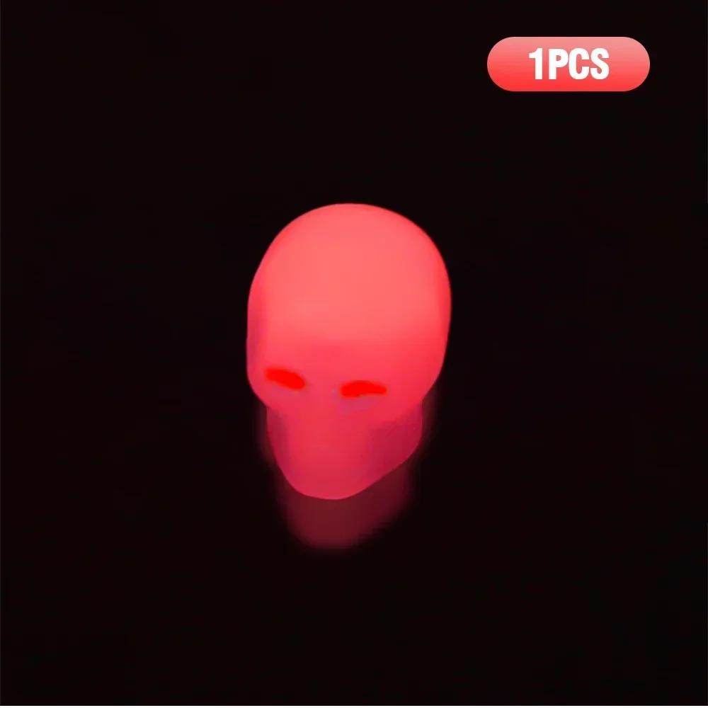 New 4pcs Car Wheel Valves Nozzle Caps Decor Tire Night Glowing Nozzle Cover Skull Styling Luminous Valve Cap Motorcycle Bicycle
New 4pcs Car Wheel Valves Nozzle Caps Decor Tire Night Glowing Nozzle Cover Skull Styling Luminous Valve Cap Motorcycle Bicycle
