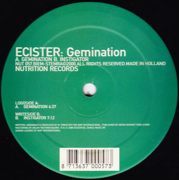 12-дюймовая пластинка ECISTER - Gemination NUT057 Питание 2000 Нидерланды Танцевальная и Электронная Б/У
12-дюймовая пластинка ECISTER - Gemination NUT057 Питание 2000 Нидерланды Танцевальная и Электронная Б/У