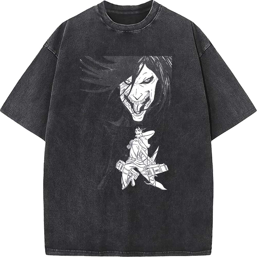 Anime Attack On Titan Clothing Shingeki No Kyojin Eren Jaeger Print T-shirt Men Vintage Washed Tshirts Cotton T Shirt Male Tops XXL чёрный
Anime Attack On Titan Clothing Shingeki No Kyojin Eren Jaeger Print T-shirt Men Vintage Washed Tshirts Cotton T Shirt Male Tops XXL чёрный