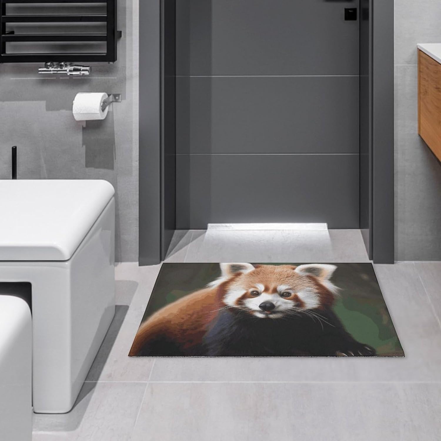 Crystal velvet carpetAnimal Red Panda Area Rug for Living Room Non Slip Furry Carpet Indoor Machine Washable Rug Entryway Floor 60x90cm
Crystal velvet carpetAnimal Red Panda Area Rug for Living Room Non Slip Furry Carpet Indoor Machine Washable Rug Entryway Floor 60x90cm