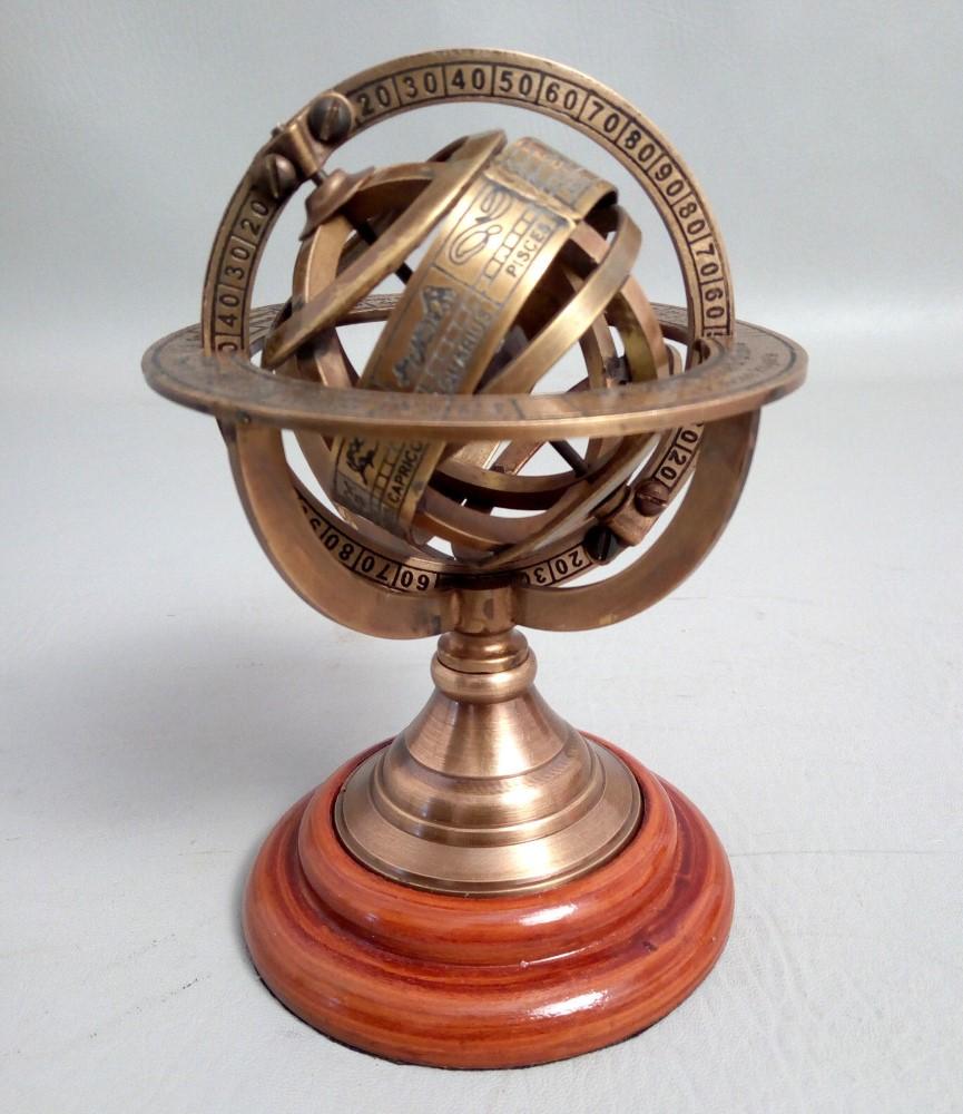 5 Nautical Brass Armillary Sphere World Globe Astrolabe On Wooden Base M аеро
5 Nautical Brass Armillary Sphere World Globe Astrolabe On Wooden Base M аеро