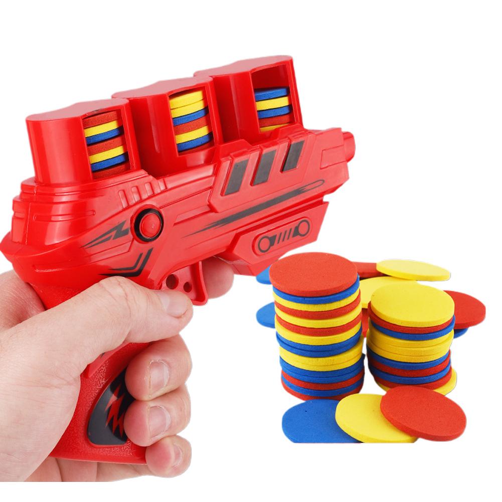 Kids Flying Saucer Guns Carrot Flying Disc Launcher Plaything Safety Eva Flying Disc Gun Kid Outdoor Game Toys
Kids Flying Saucer Guns Carrot Flying Disc Launcher Plaything Safety Eva Flying Disc Gun Kid Outdoor Game Toys