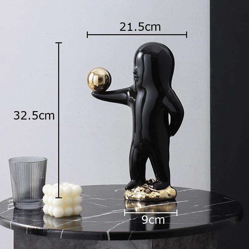 Creative Abstract Character Ceramic Sculpture Modern Crafts Ornaments Desk Decoration Figures Statue Room Aesthetic Decor чёрный
Creative Abstract Character Ceramic Sculpture Modern Crafts Ornaments Desk Decoration Figures Statue Room Aesthetic Decor чёрный