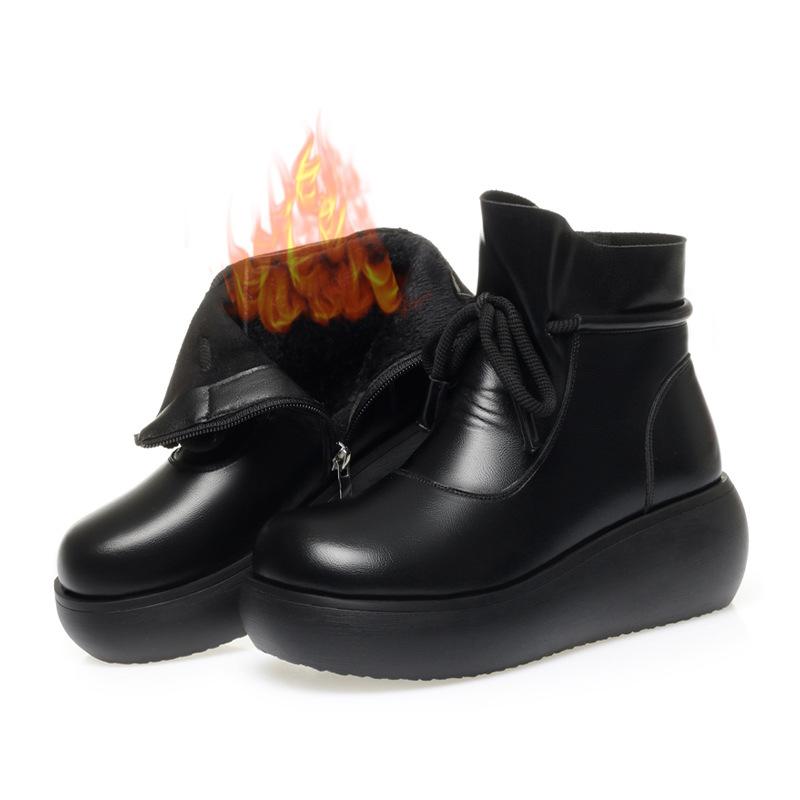 Осень и зима новые ретро толстая подошва мягкая кожа ботинки Мартина шнуровка легкие короткие ботинки бархатные теплые женские туфли удобная хлопковая обувь 40
Осень и зима новые ретро толстая подошва мягкая кожа ботинки Мартина шнуровка легкие короткие ботинки бархатные теплые женские туфли удобная хлопковая обувь 40