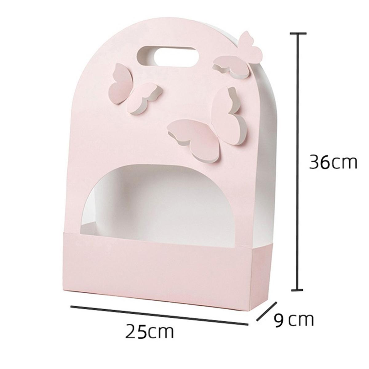 10 шт. Коробка для цветов в форме бабочки, прозрачный ПВХ, универсальный упаковочный материал для цветочных магазинов для фестивалей, подарочная коробка на День святого Валентина розовый
10 шт. Коробка для цветов в форме бабочки, прозрачный ПВХ, универсальный упаковочный материал для цветочных магазинов для фестивалей, подарочная коробка на День святого Валентина розовый