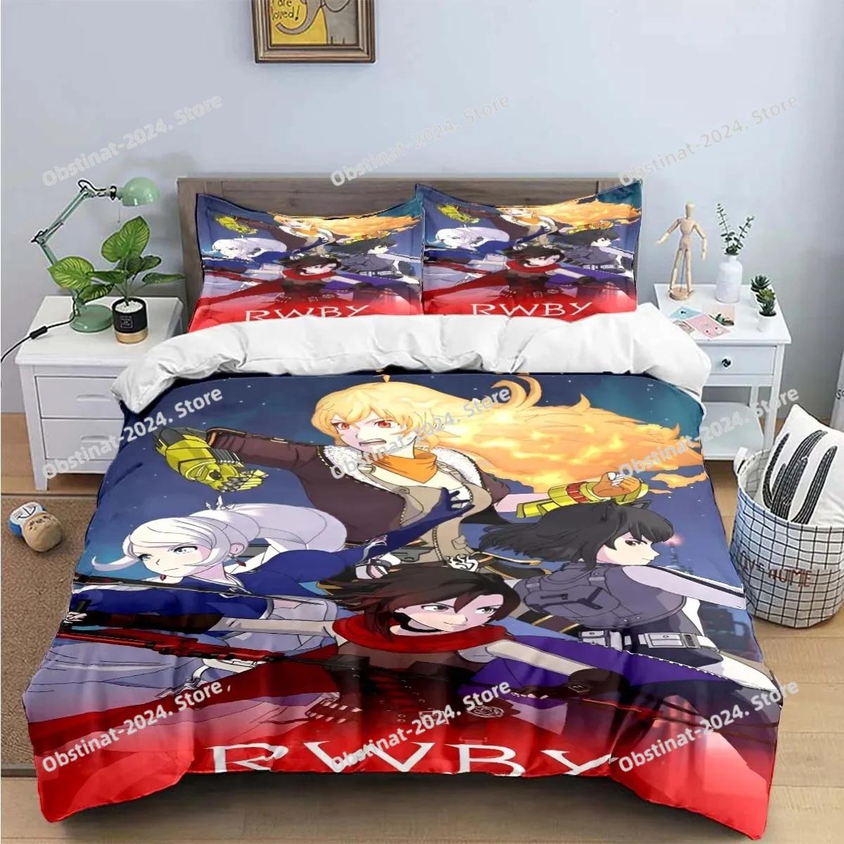 3D Fashion Cartoon R-RWBY Bedding Set Printed Bed Set With Pillowcase Bed Duvet Cover Soft Single Double Queen Super King Size EU Single(135*200cm)3pcs
3D Fashion Cartoon R-RWBY Bedding Set Printed Bed Set With Pillowcase Bed Duvet Cover Soft Single Double Queen Super King Size EU Single(135*200cm)3pcs